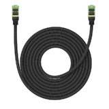 Baseus высокоскоростной сетевой кабель RJ45 кат. 8 40 Гбит/с 8 м в оплетке черный