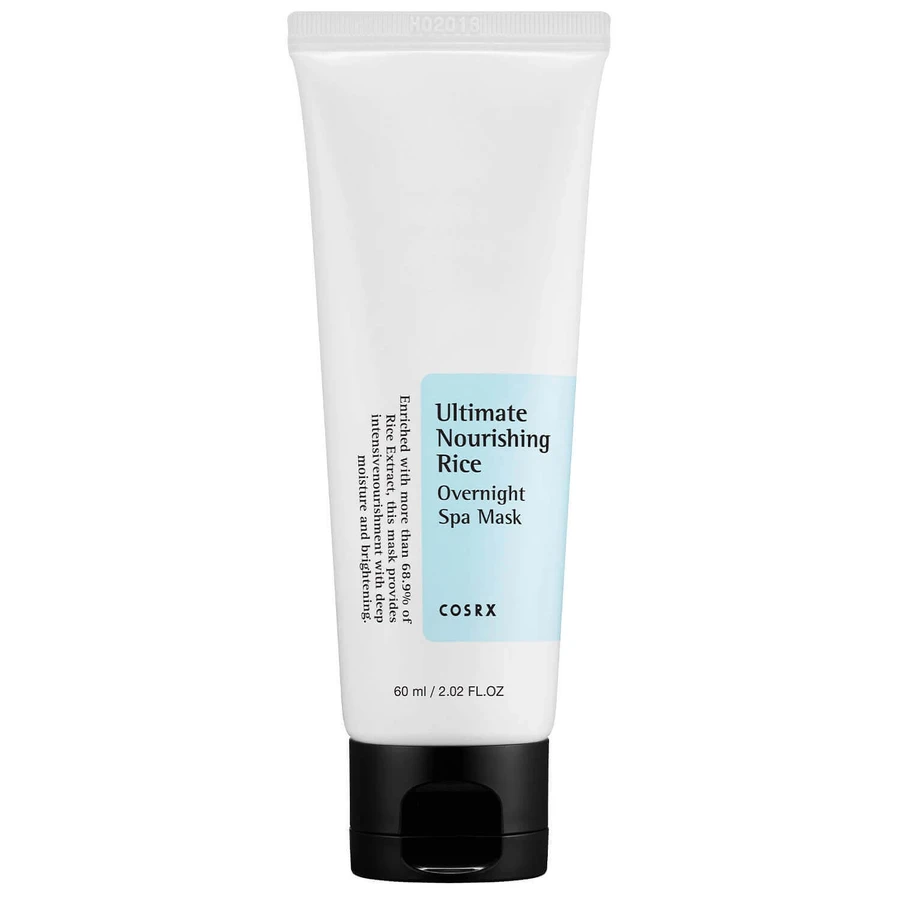 Cosrx Ultimate Nourishing Rice Overnight Spa Mask, живильна нічна маска для обличчя з екстрактом рису, 60 мл: ціни та характеристики