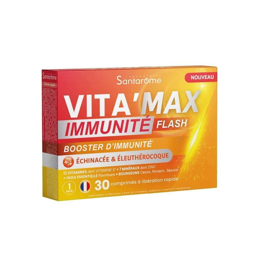 Santarome Vita'max Boost for Flash Immunea 30 таблеток: цены и характеристики