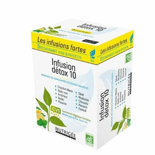 Nutrigée Настой Детокс 10 Био 30 пакетиков Печень и кишечник