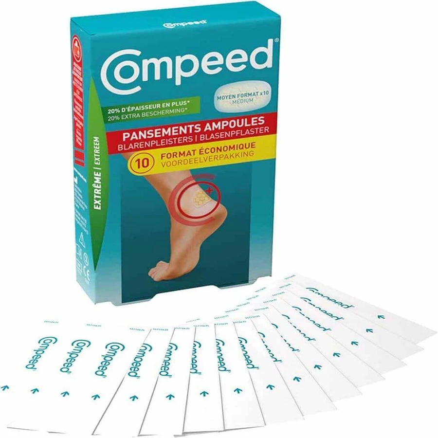 Повязки для мозолей Compeed Extreme среднего размера x10: цены и характеристики