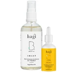 Набор Hagi Smart C, ser natural de iluminare cu vitamina C 2%, 30 мл + Smart B, esență facială naturală cu bumbac, calmantă, 100 мл pentru 1 penny: цены и характеристики