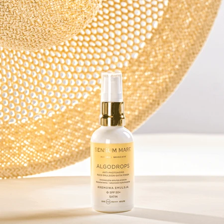 Sensum Mare Algodrops Satin, сатинова емульсія проти фотостаріння, SPF 50+, 50 мл: ціни та характеристики