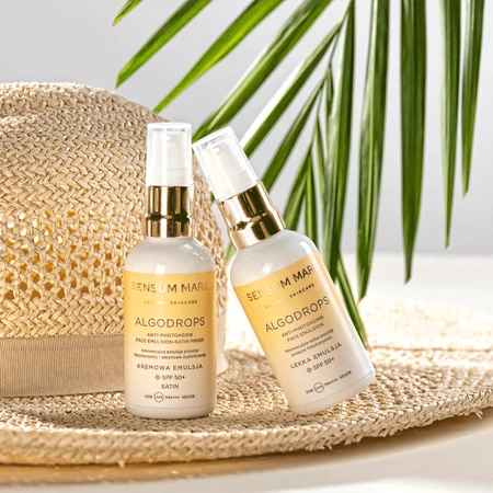 Sensum Mare Algodrops Satin, сатинова емульсія проти фотостаріння, SPF 50+, 50 мл: ціни та характеристики