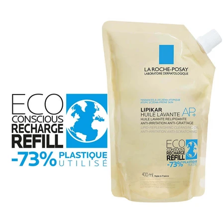 La Roche-Posay Lipikar Очищающее масло Relipidating Atopic Skin AP+ Eco-Refill 400 мл: цены и характеристики