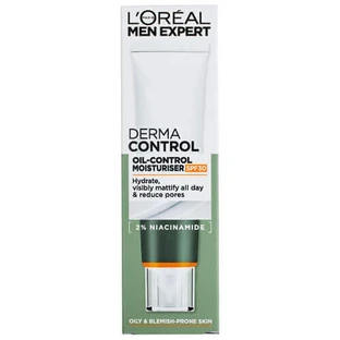 L'Oreal Men Expert Derma Control, увлажняющий крем, регулирующий избыток кожного сала, SPF 30, 40 мл