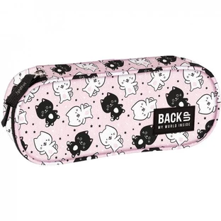 Пенал для олівців BackUp, Pussycat rose, 1 шт.