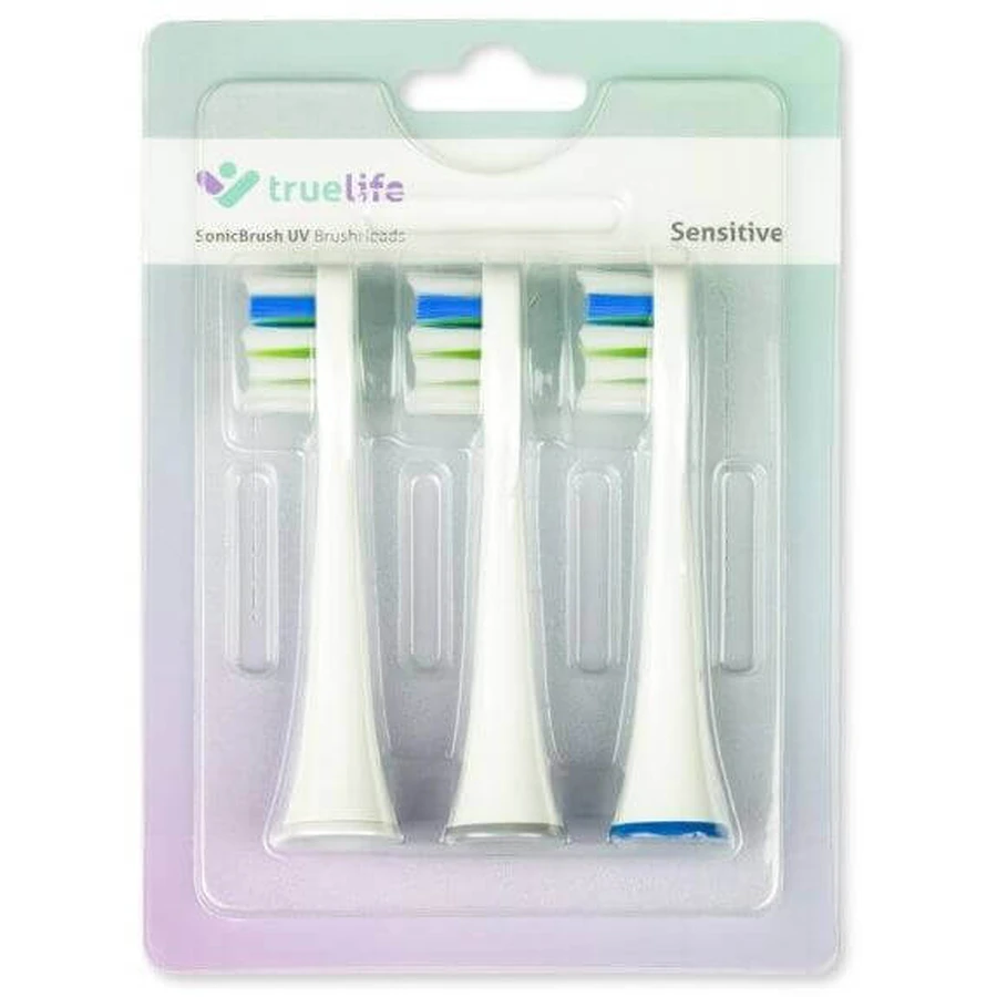 Насадки для чищення TrueLife SonicBrush, чутливі до УФ-випромінювання 3 шт.: ціни та характеристики