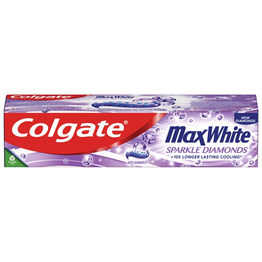 Зубна паста Colgate Max White Sparkle Diamonds, 75 мл: ціни та характеристики
