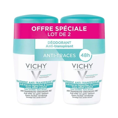Vichy Дезодорант-антиперспирант ролл-он 2х50 мл: цены и характеристики