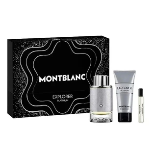 Mont Blanc Explorer Platinum Set Eau de Parfum, 100 мл + Eau de Parfum Miniature, 7,5 мл + Гель для душа, 100 мл