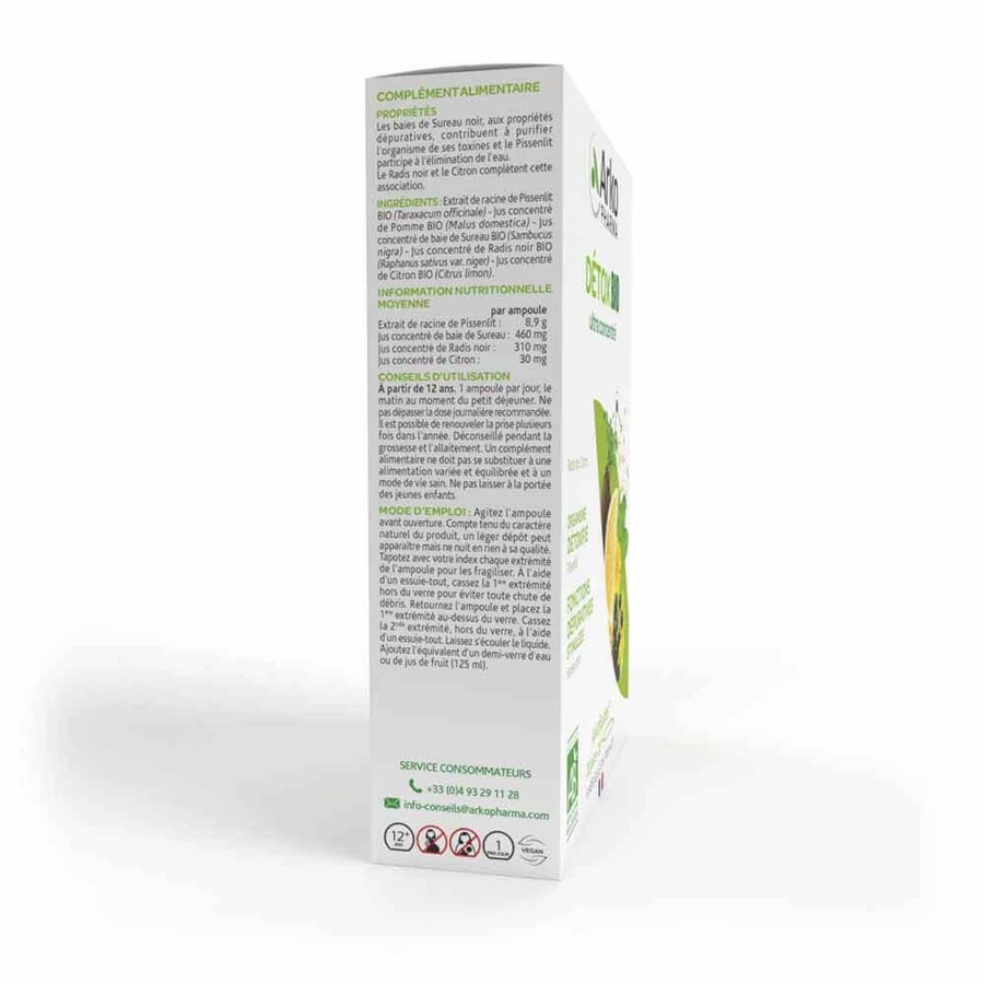 Arkopharma Arkofluids Detox Bio 20 флаконов: цены и характеристики
