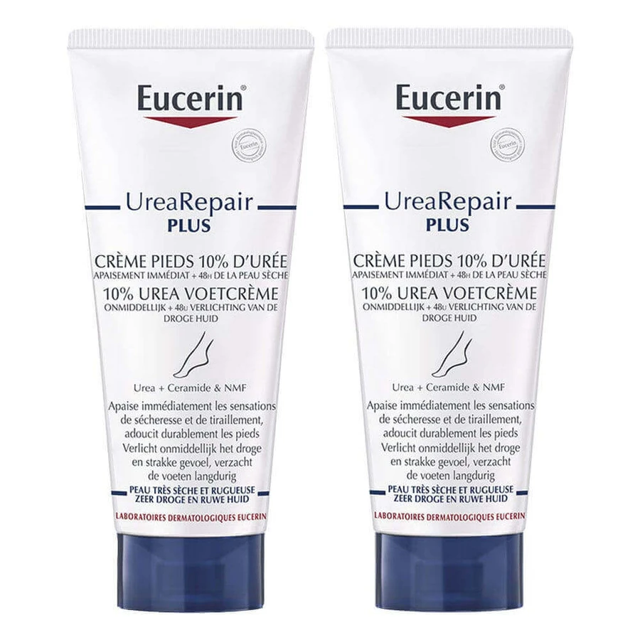 Eucerin UreaRepair Plus Крем для ног для сухой и огрубевшей кожи 2х100 мл: цены и характеристики