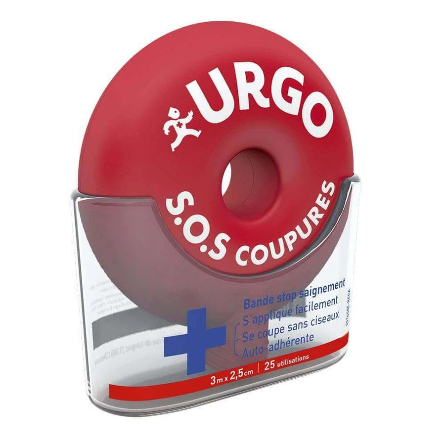 Бинты Urgo Sos Coupures Stop Saignement 3M x 2,5 см: цены и характеристики