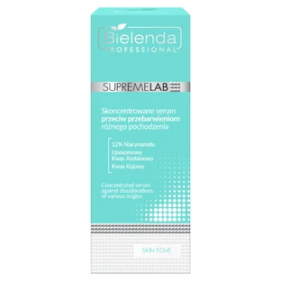 Bielenda Professional SupremeLab Skin Tone, концентрированная сыворотка против обесцвечивания кожи различного происхождения, 30 мл
