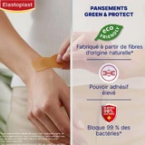 Эластопласт Green & Protect 0% латекс Очень высокая клеящая способность - 2 формата 20 пластырей