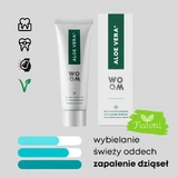 Woom Aloe Vera+, натуральна органічна зміцнювальна зубна паста, 75 мл