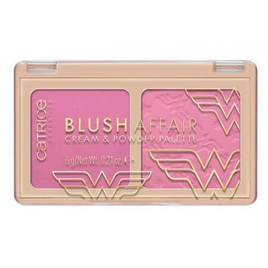 Палитра румян 010 Champion for all Blush Affair Wonder Woman, 6 г, Catrice: цены и характеристики