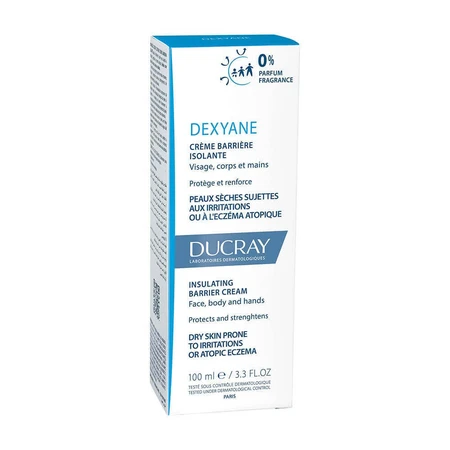 Ducray Dexyane Ізолюючий бар'єрний крем для сухої шкіри, схильної до подразнення або атопічної акне 100мл: ціни та характеристики