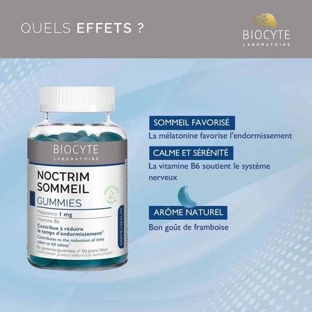 Biocyte Health Noctrim Forte Sommeil x60 gommine: цены и характеристики