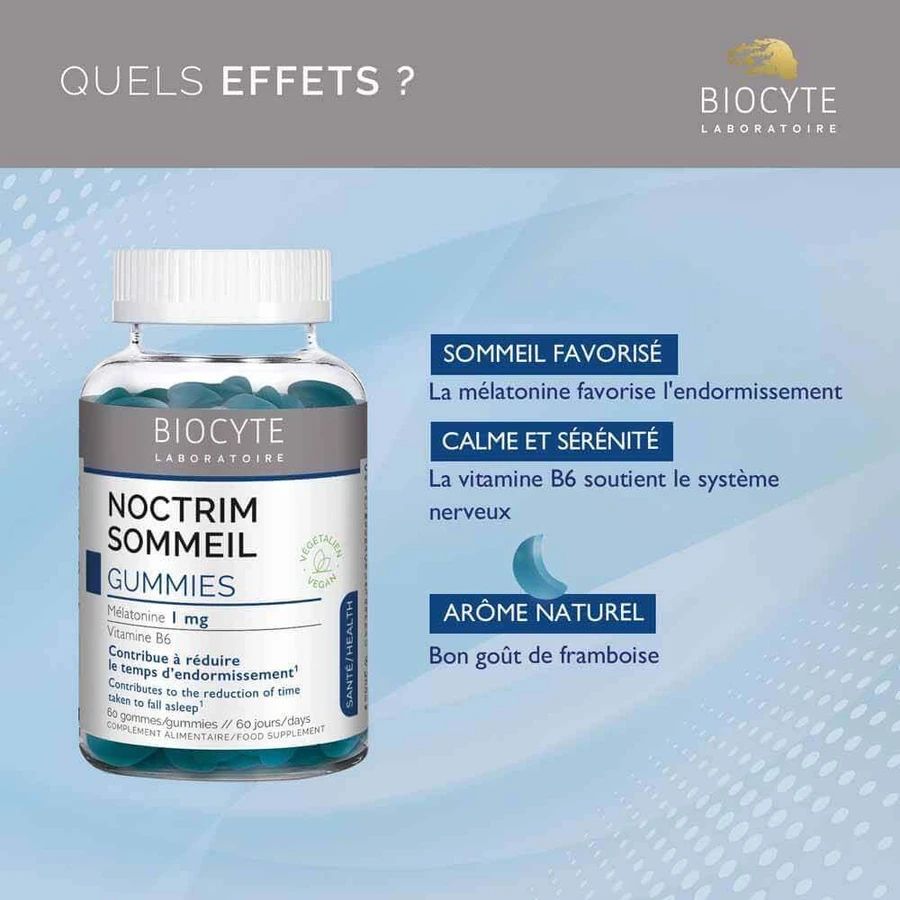 Biocyte Health Noctrim Forte Sommeil x60 gommine: цены и характеристики