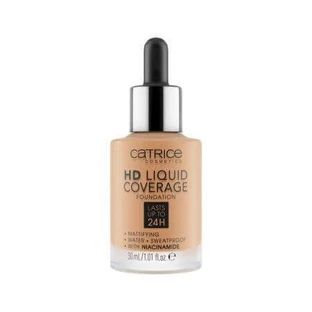 Foundation, 046 Camel Beige, HD Liquid Coverage Foundation, 30 мл, Catrice