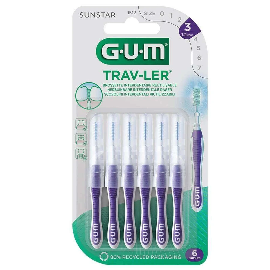 Щітки міжзубні Gum Trav-ler 1,2 мм x4: ціни та характеристики