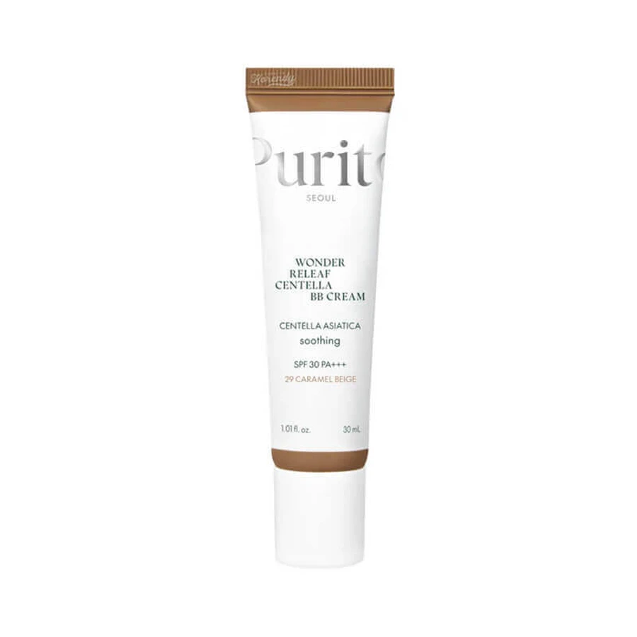 Purito Wonder Releaf Centella, BB крем регенеруючий cu Centella Asiatica, 29 карамельно-бежевий, SPF 30, 30 мл: ціни та характеристики