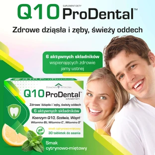 Q10 ProDental, лимонно-мятный вкус, 30 пастилок
