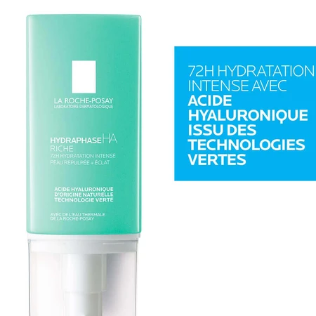 La Roche-Posay Hydraphase Rich 72h Hydrating Cream Hyaluronic Acid HA 50ml: цены и характеристики