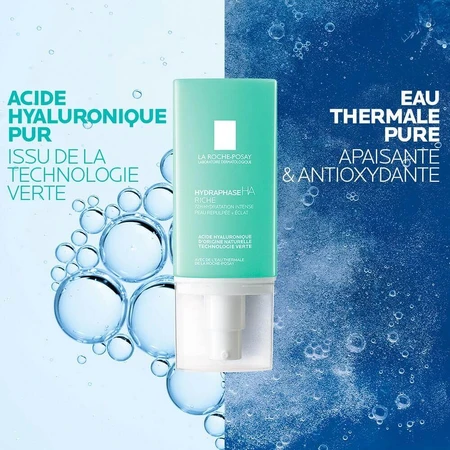 La Roche-Posay Hydraphase Rich 72h Hydrating Cream Hyaluronic Acid HA 50ml: цены и характеристики