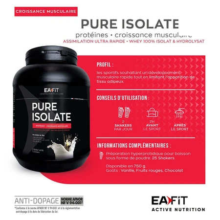 Eafit Pure Isolate 750 г: цены и характеристики