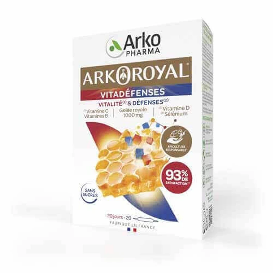 Arkopharma Arkoroyal VitaDéfenses 20 ампул: цены и характеристики