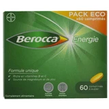 Berocca Energy, Берокка Енерджі, для підтримки розумової активності та фізичної енергії, 60 таблеток