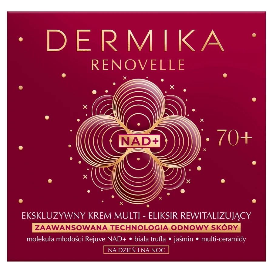 Dermika Renovelle 70+, ексклюзивний мультиеліксирний відновлюючий крем, денний та нічний, 50 мл: ціни та характеристики