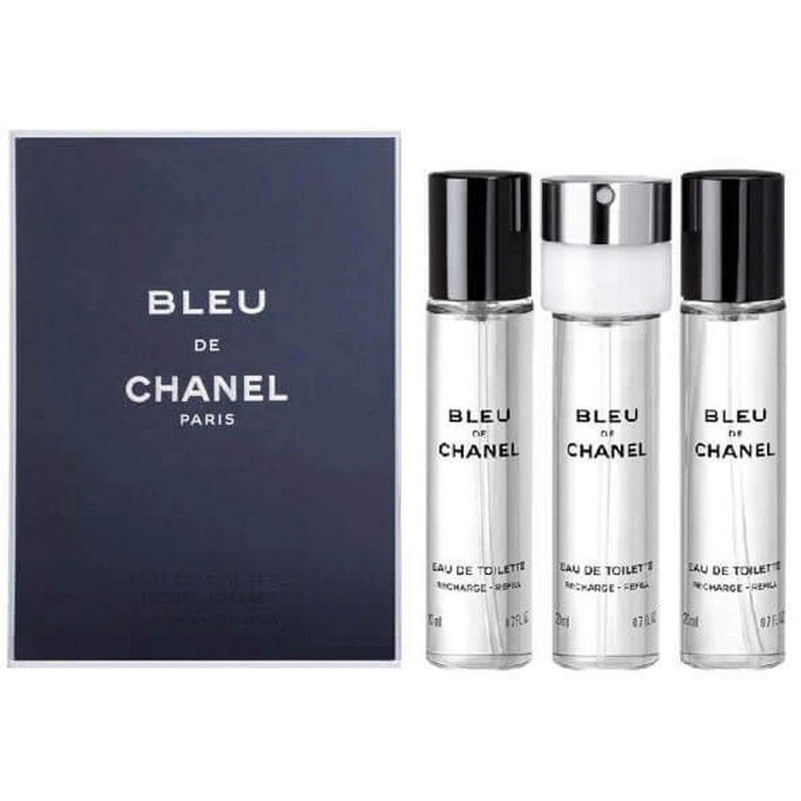 Туалетна вода Chanel Bleu de Chanel Pour Homme Туалетна вода Chanel Bleu de Chanel Pour Homme + флакони 3х20 мл: ціни та характеристики