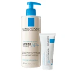 Набір La Roche-Posay Cicaplast Baume B5+, заспокійливий регенеруючий лосьйон, 100 мл + Lipikar Syndet AP+, крем для очищення тіла від народження, 400 мл: ціни та характеристики