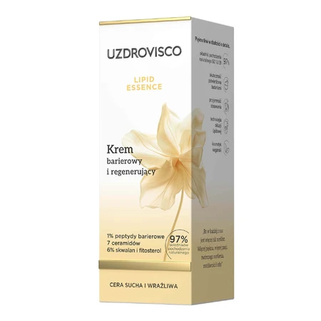 Uzdrovisco Lipid Essence, бар'єрний та регенеруючий крем, 50 мл: ціни та характеристики