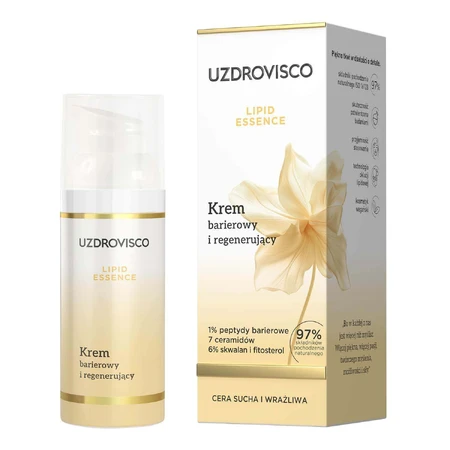Uzdrovisco Lipid Essence, бар'єрний та регенеруючий крем, 50 мл: ціни та характеристики