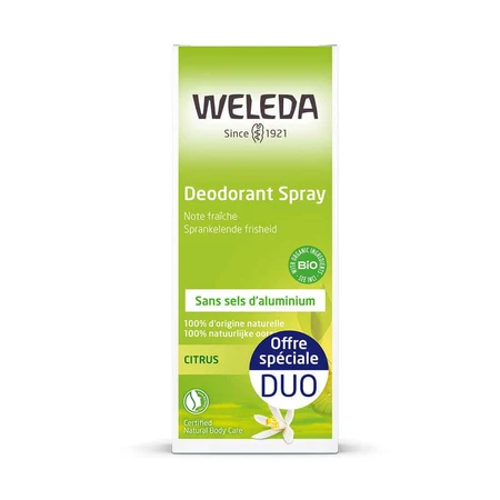 Weleda Лимонно-цитрусовый дезодорант 24 часа эффективности 2х100 мл: цены и характеристики