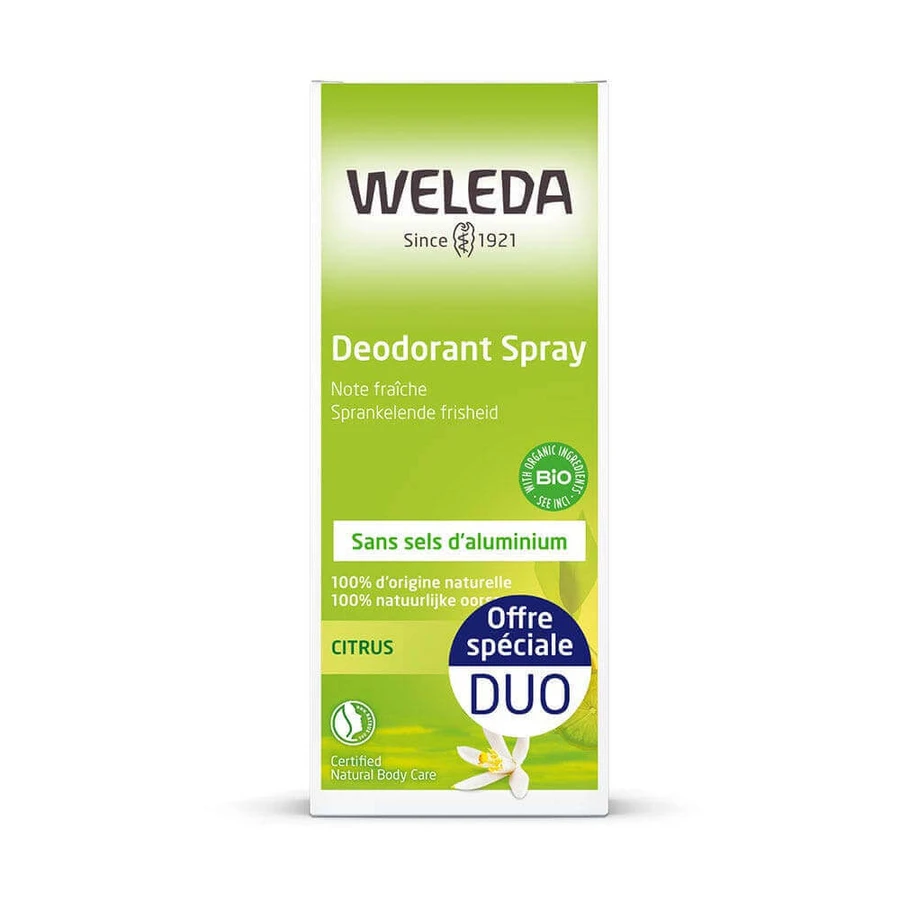 Weleda Лимонно-цитрусовый дезодорант 24 часа эффективности 2х100 мл: цены и характеристики