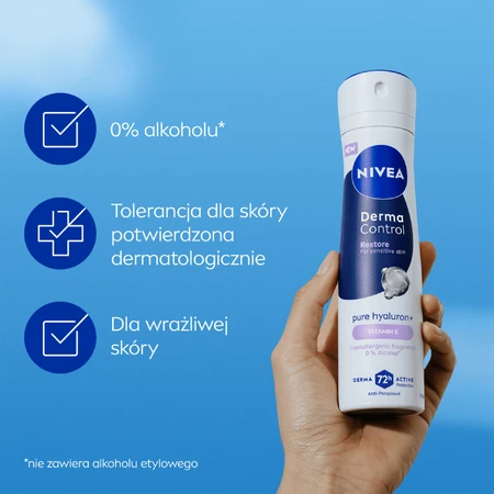 Nivea Derma Control Restore, антиперспирант, спрей, 150 мл: цены и характеристики