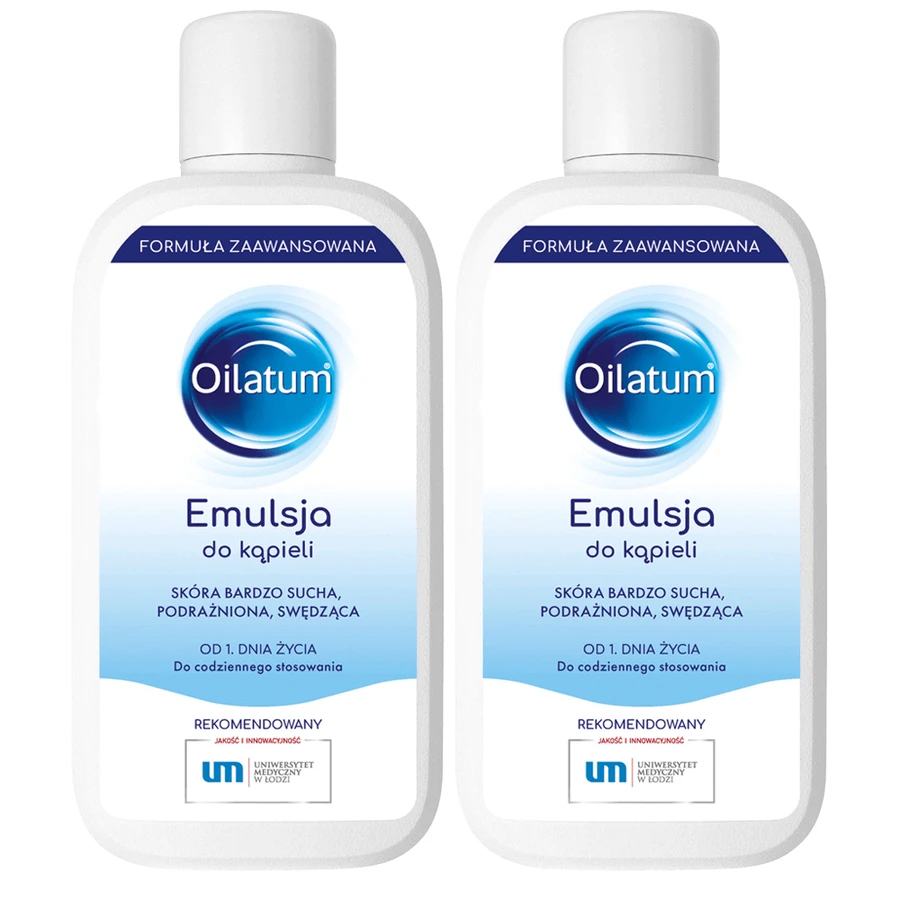 Набор Oilatum Advanced Formula, эмульсия для ванны, с 1-го дня жизни, 2 х 400 мл: цены и характеристики