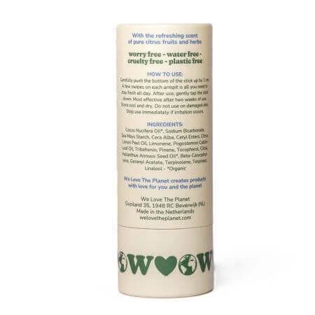 Дезодорант-стик Fresh Citrus, 40 г, We Love The Planet: цены и характеристики