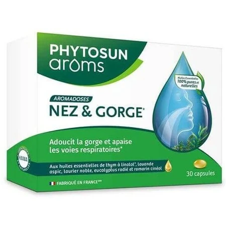 Фитосан Аромс (Phytosun Aroms) капсулы для носа и горла №30: цены и характеристики