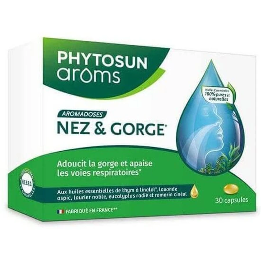 Фитосан Аромс (Phytosun Aroms) капсулы для носа и горла №30: цены и характеристики