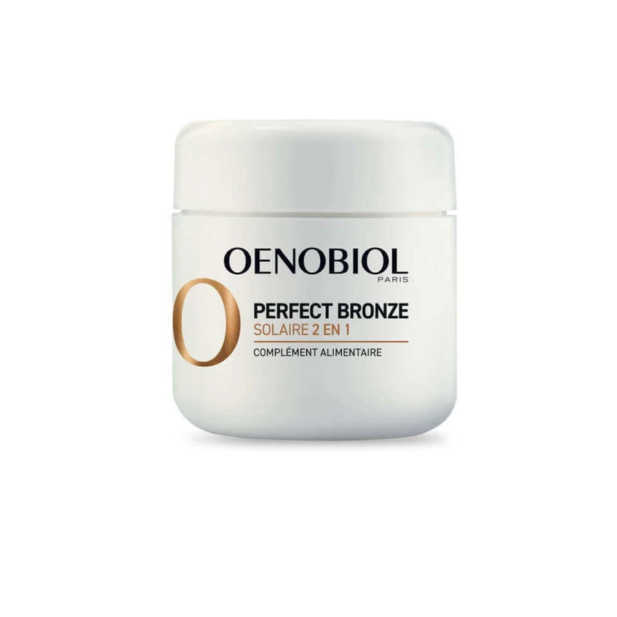 Oenobiol Perfect Bronze I Solari 2 в 1 автозагар і захист від сонця 30 вегетаріанських капсул: ціни та характеристики