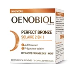 Oenobiol Perfect Bronze I Solari 2 в 1 автозагар і захист від сонця 30 вегетаріанських капсул: ціни та характеристики