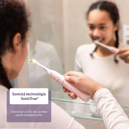 Компактна звукова зубна щітка TrueLife SonicBrush рожева: ціни та характеристики