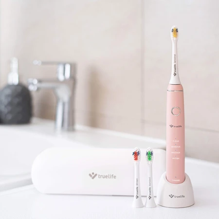 Компактна звукова зубна щітка TrueLife SonicBrush рожева: ціни та характеристики
